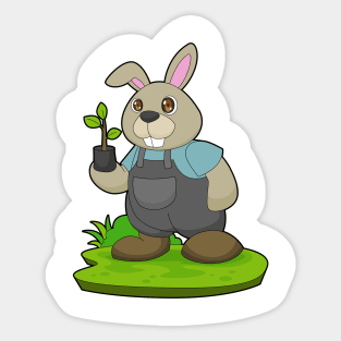 Rabbit Farmer Seedling Sticker